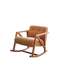 Atelier Del Sofa Nini Sallanan - Silla Alada de Terciopelo Amarillo